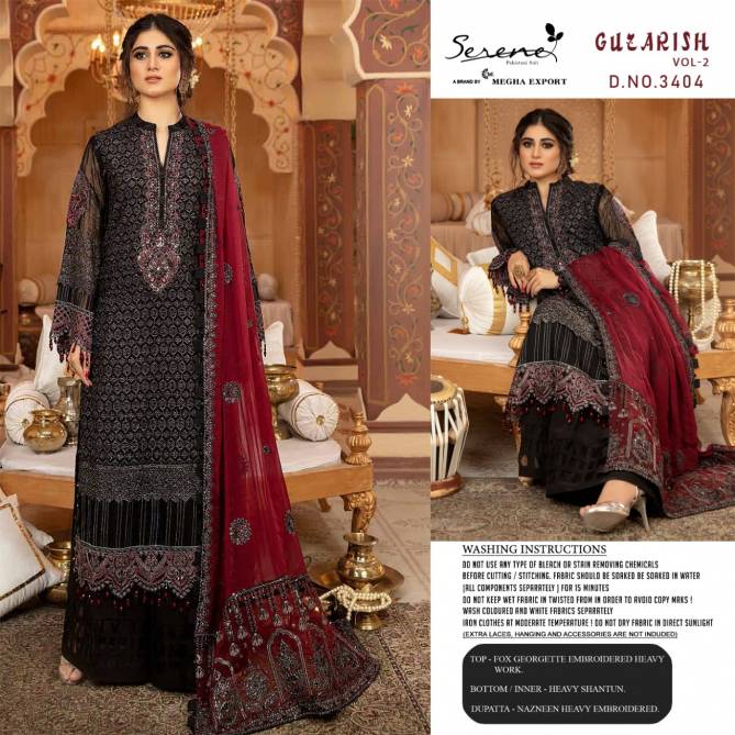 Serene Guzarish 2 Georgette Heavy Festive Wear Pakistani Salwar Kameez collection